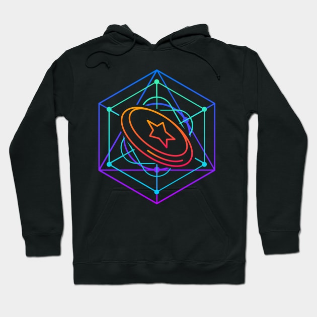 Psyechedelic Geometry - Ultimate Frisbee Hoodie by MeatMan